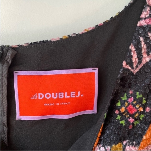 La DoubleJ Wanderlust Lace-Up Devoré Devore Velvet Maxi Dress Size XS - Picture 7 of 15